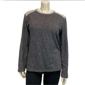 Tommy Bahama Gray Crewneck Pullover Sweater